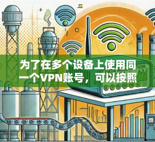 为了在多个设备上使用同一个VPN账号，可以按照以下步骤进行