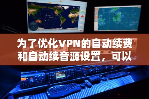 为了优化VPN的自动续费和自动续音源设置，可以按照以下步骤进行