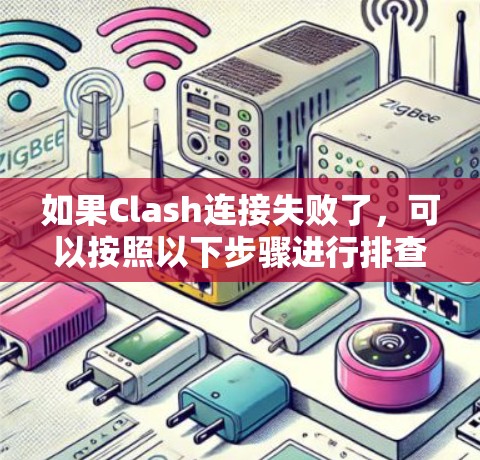 如果Clash连接失败了,可以按照以下步骤进行排查和解决 如果Clash连接失败了,可以按照以下步骤进行排查和解决