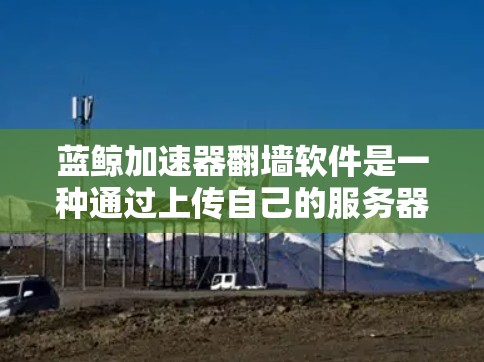 蓝鲸加速器翻墙软件是一种通过上传自己的服务器来加速下载器下载速度的加速工具。以下是关于该软件的详细介绍 蓝鲸加速器翻墙软件是一种通过上传自己的服务器来加速下载器下载速度的加速工具。以下是关于该软件的详细介绍