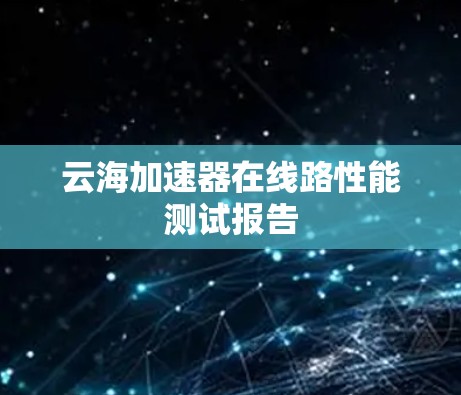 云海加速器在线路性能测试报告 云海加速器在线路性能测试报告